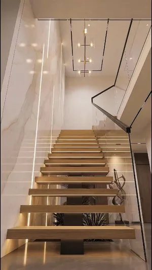 San Francisco floating stair installation example 4